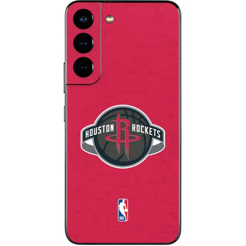 NBA Houston Rockets Distressed Galaxy S22 Skin